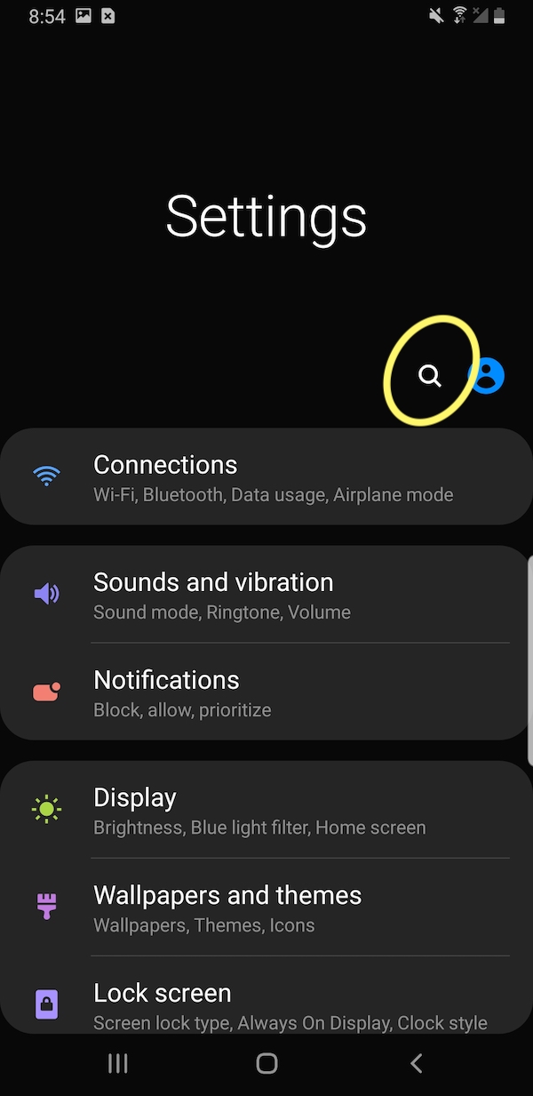 Android Settings